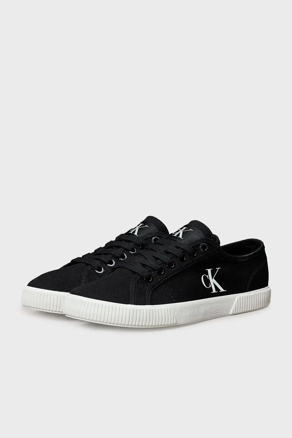 Calvin Klein ESS VULC LOW CV MG W Siyah Kadın Günlük Spor Ayakkabı