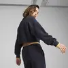 PUMA WARDROBE ESS Graphic Crew Lacivert Kadın Sweatshirt