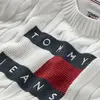 Tommy Hilfiger TJW BXY CENTER FLAG Kadın Krem Kazak