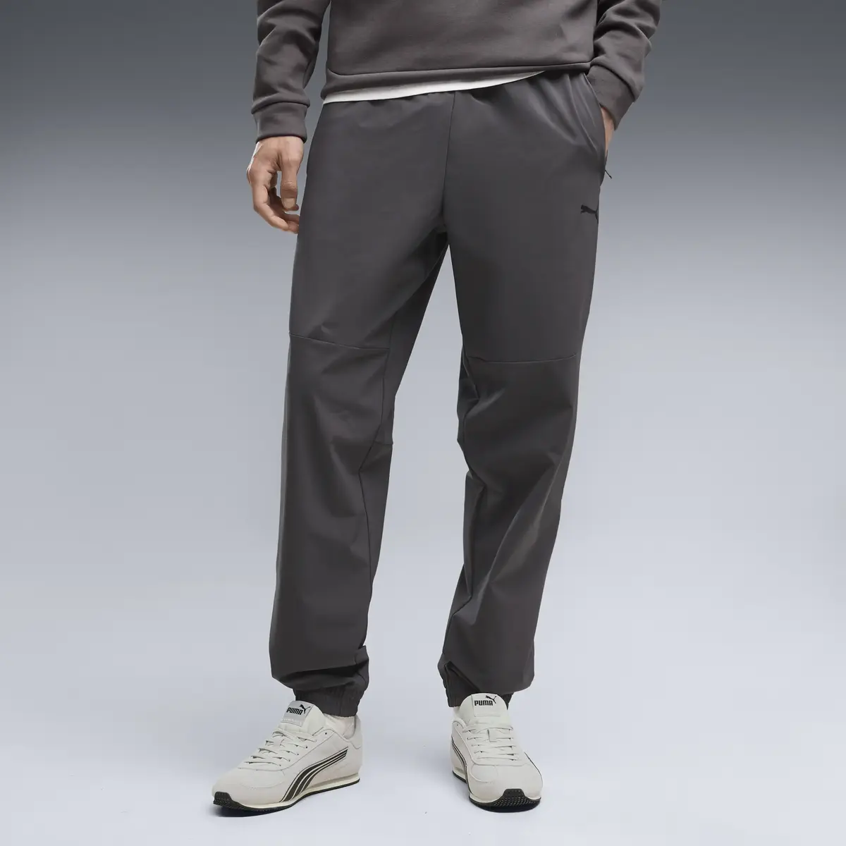 PUMA PUMATECH Woven Pants Gri Erkek Eşofman Altı