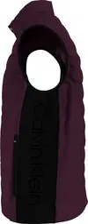 Calvin Klein RECYCLED SIDE LOGO V Erkek Bordo Yelek