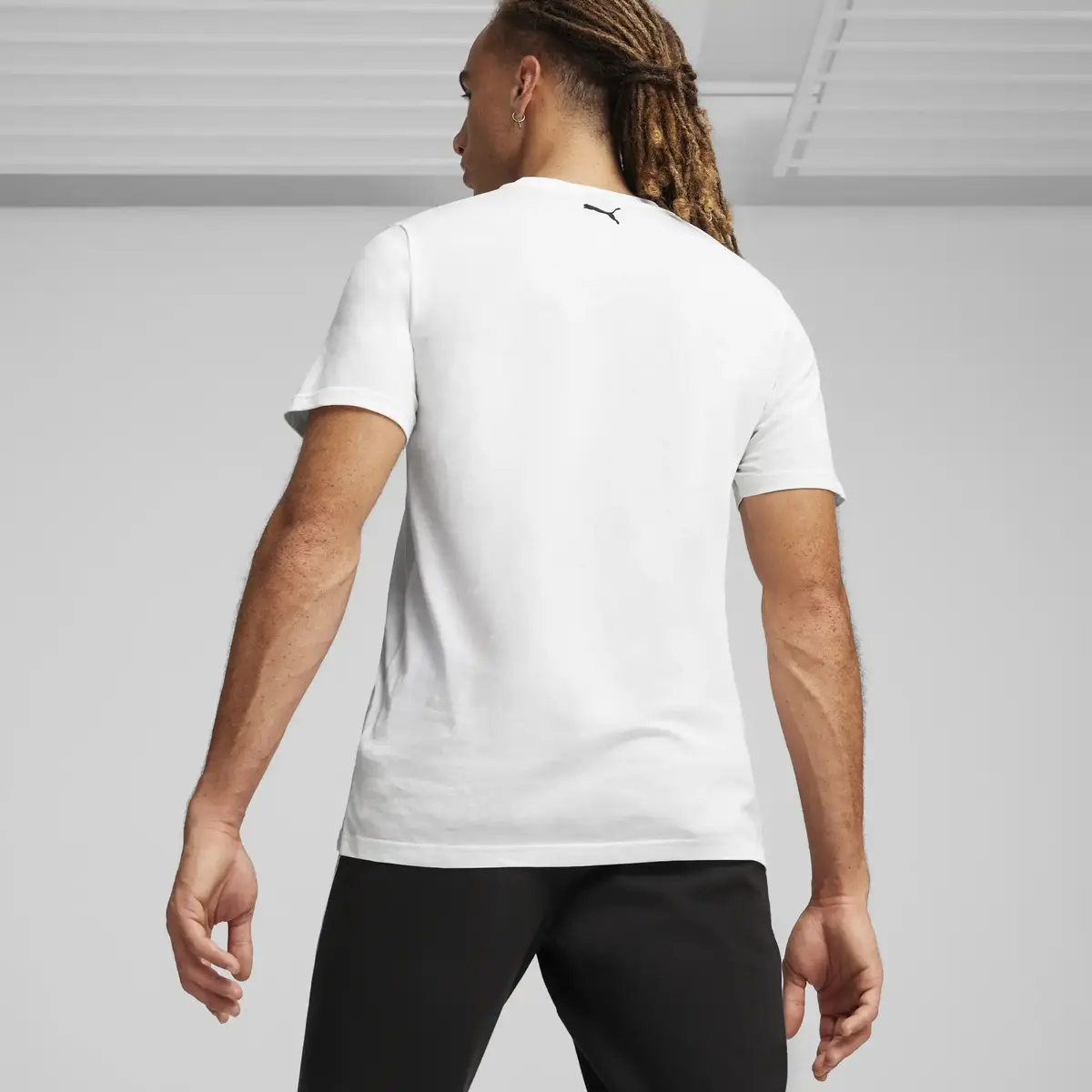 Puma Ferrari Race Big Shld Hrtg Beyaz Erkek T-Shirt