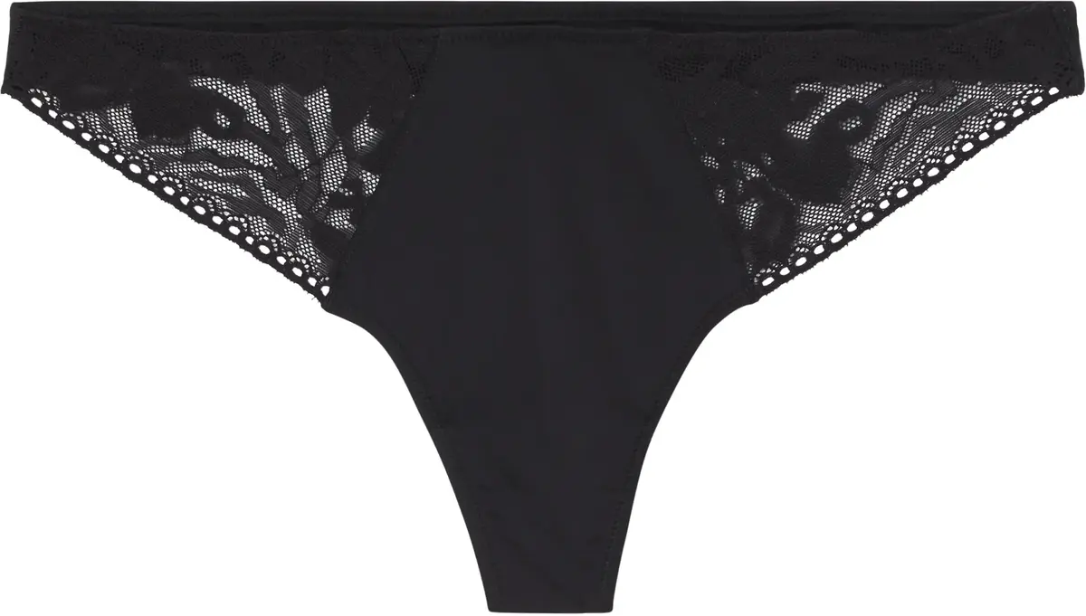 Calvin Klein THONG Kadın Siyah Tanga