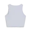 PUMA WARDROBE ESS Ribbed Crop Top Kadın Beyaz Crop Top