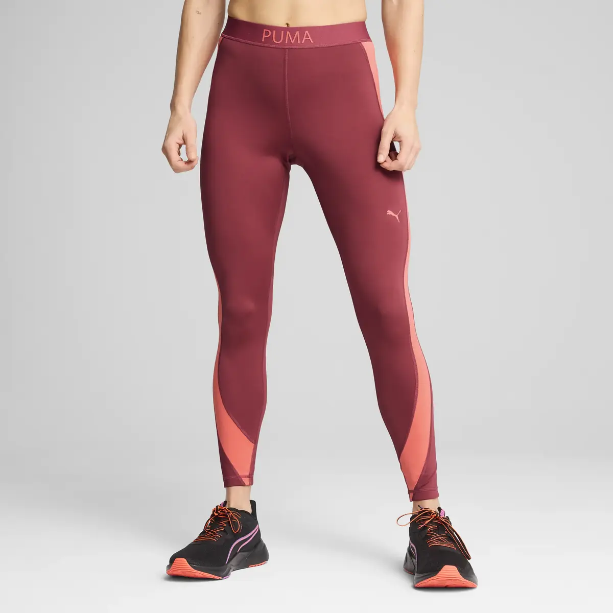 Puma W STRONG CB TIGHT Kırmızı Kadın Tayt