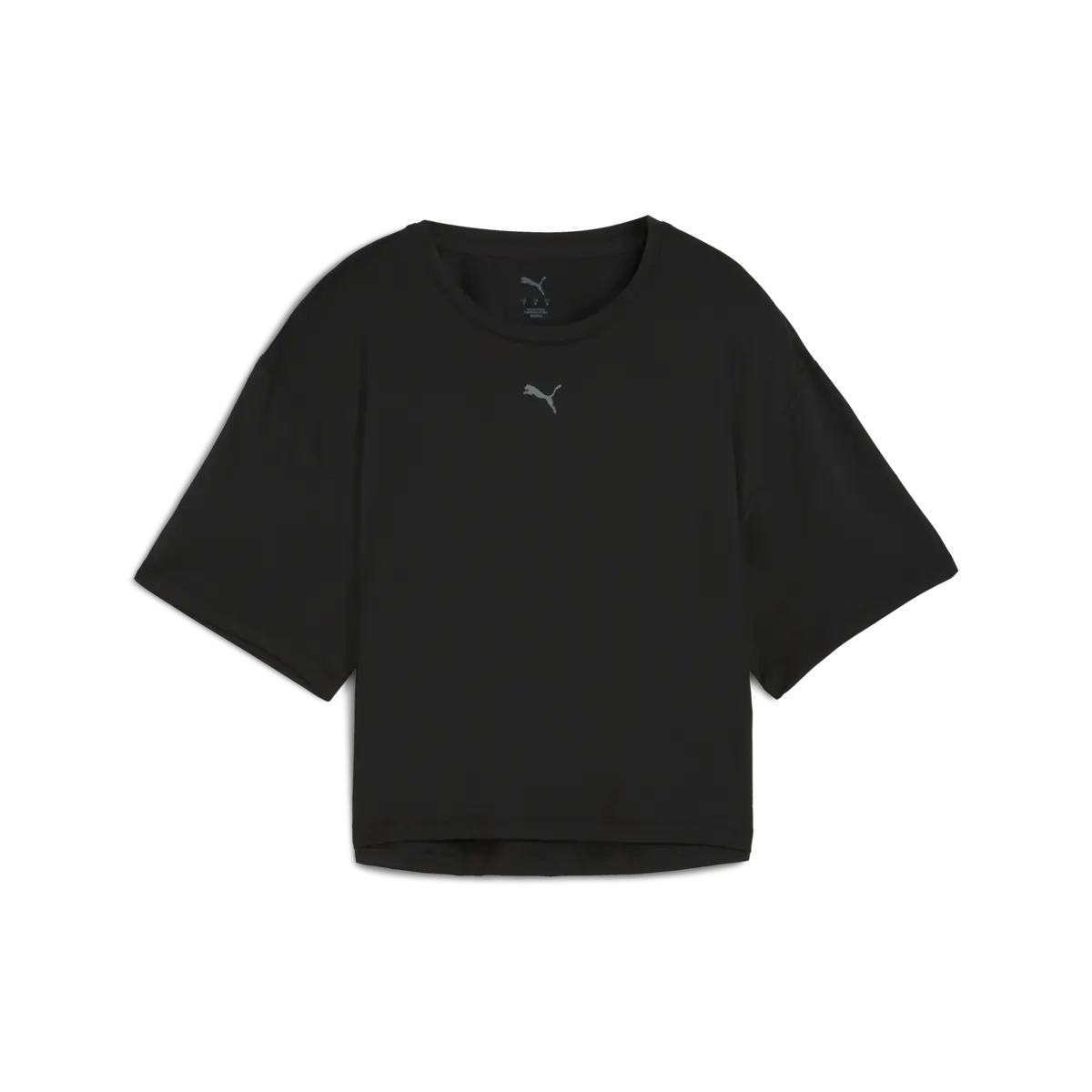 Puma W CLOUDSPUN RELAXED TEE Siyah Kadın T-Shirt