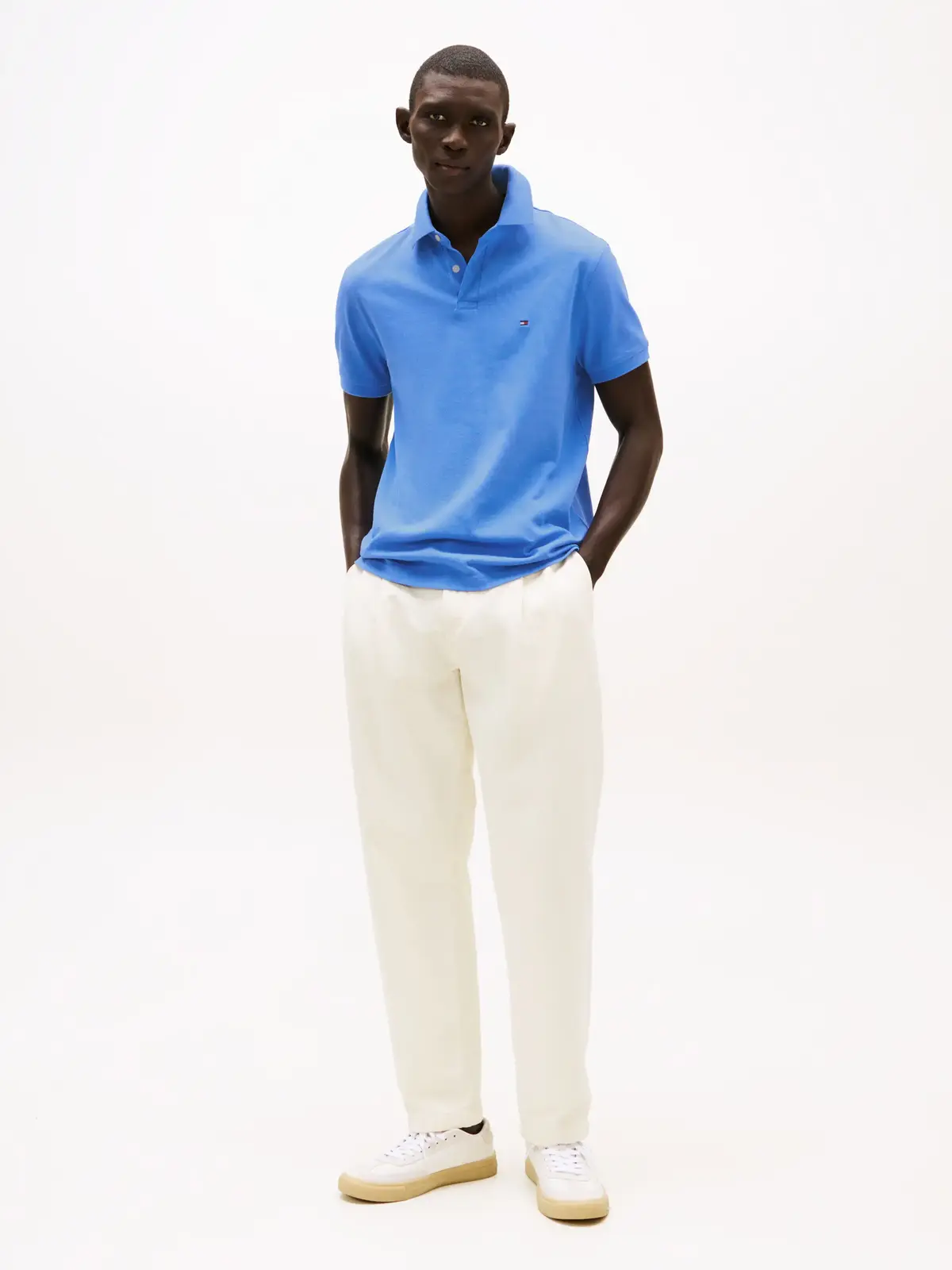 Tommy Hilfiger 1985 REGULAR POLO Erkek Mavi T-Shirt