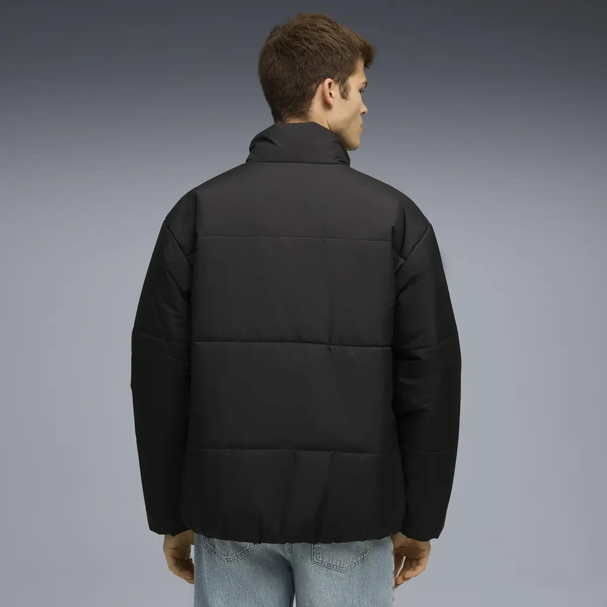 Puma BMW MMS ESS+ PUFFER JACKET Siyah Erkek Mont