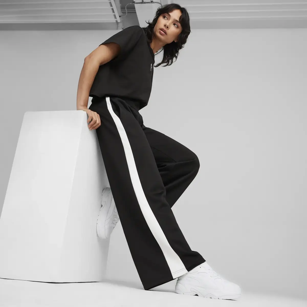 Puma T7 Low Rise Track Pants Siyah Kadın Eşofman Altı