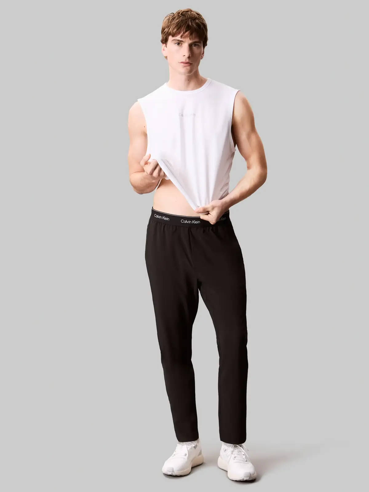 Calvin Klein WO - WOVEN PANT, UB1 Siyah Erkek Pantolon