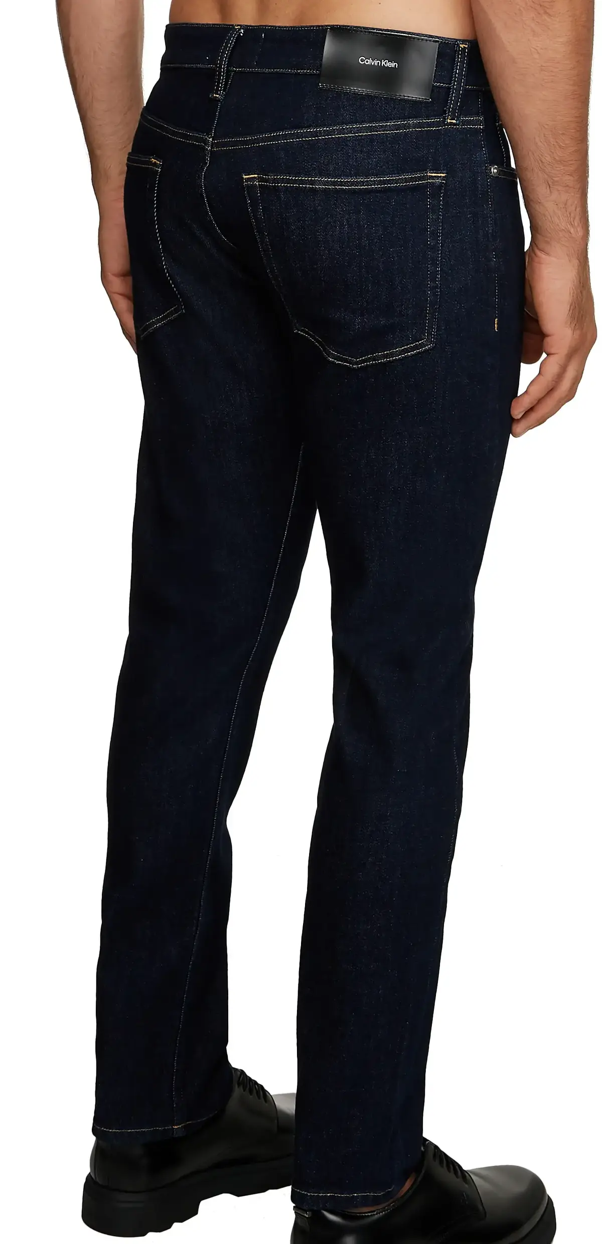 Calvin Klein SLIM LEWIS RINSE Erkek Mavi Kot Pantolon