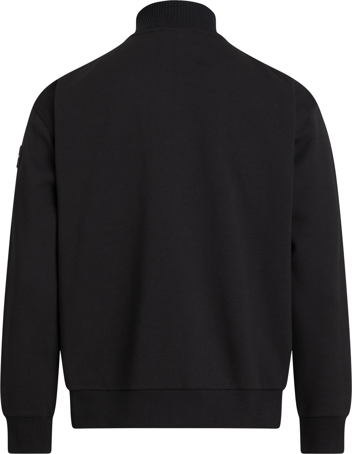 Calvin Klein MIX MEDIA NYLON INTE Erkek Siyah Sweatshirt