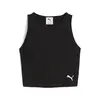Puma WARDROBE ESS Ribbed Crop Top Siyah Kadın Crop