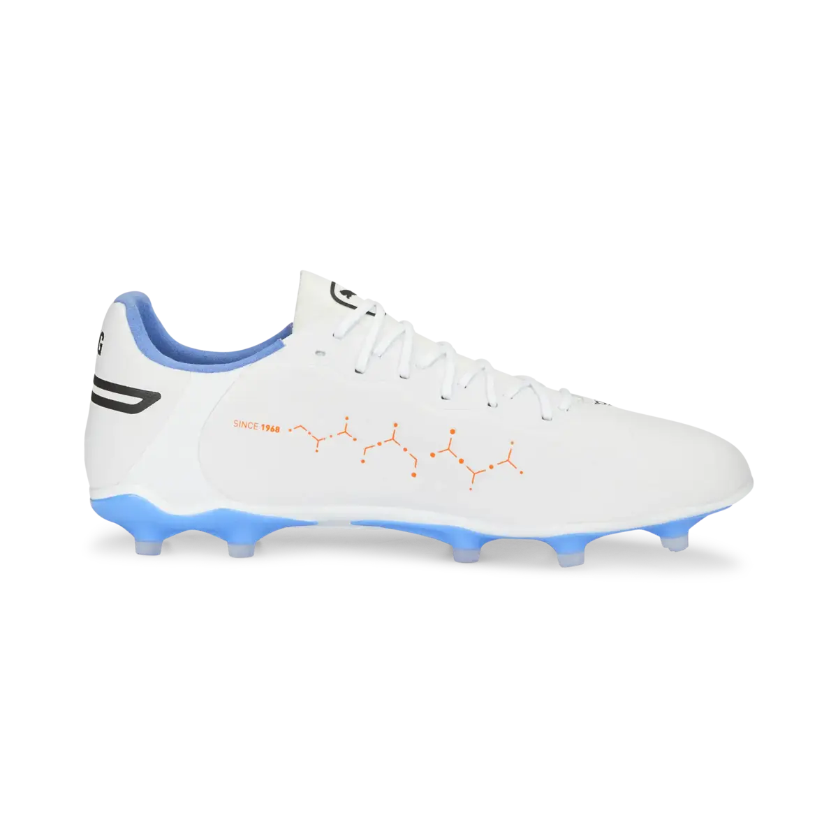 Puma KING PRO FG/AG PUMA White-PUMA Black-Blu Beyaz Erkek Krampon
