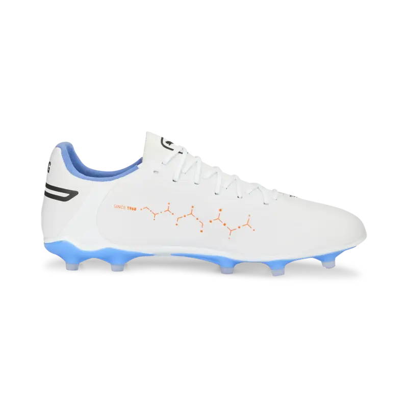 Puma KING PRO FG/AG PUMA White-PUMA Black-Blu Beyaz Erkek Krampon