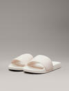 Calvin Klein SLIDE MONOGRAM CO Kadın Bej Terlik