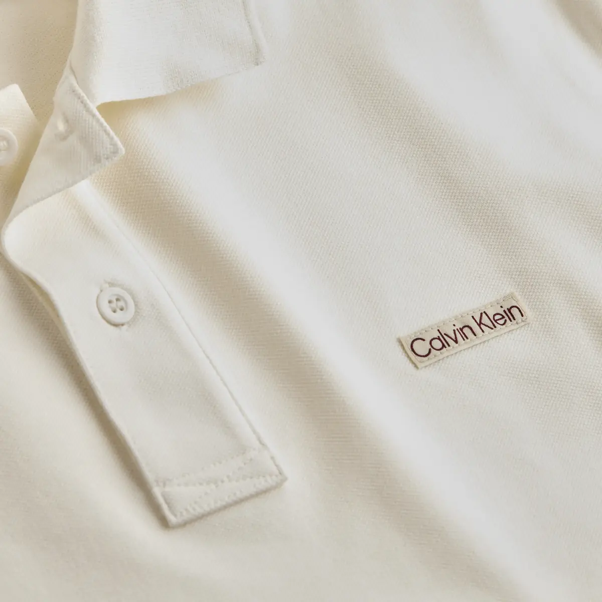 Calvin Klein CALVIN KLEIN LABEL P, YAS Krem Erkek T-Shirt & Polo