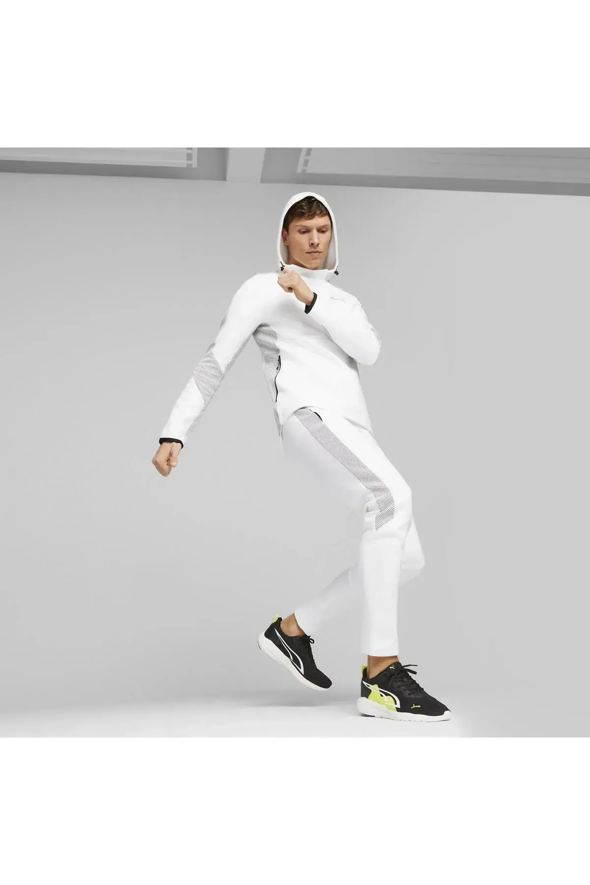 Puma EVOSTRIPE Hoodie DK Beyaz Erkek Hoodie