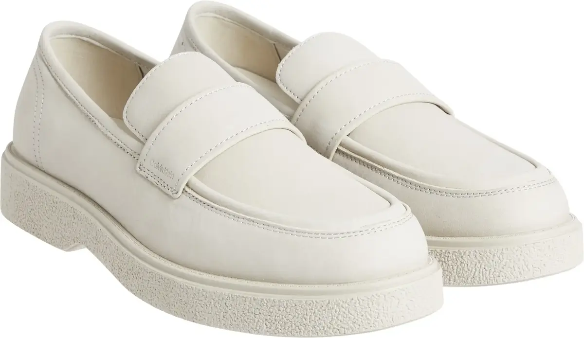 Calvin Klein LOAFER NB Erkek Krem Ayakkabı