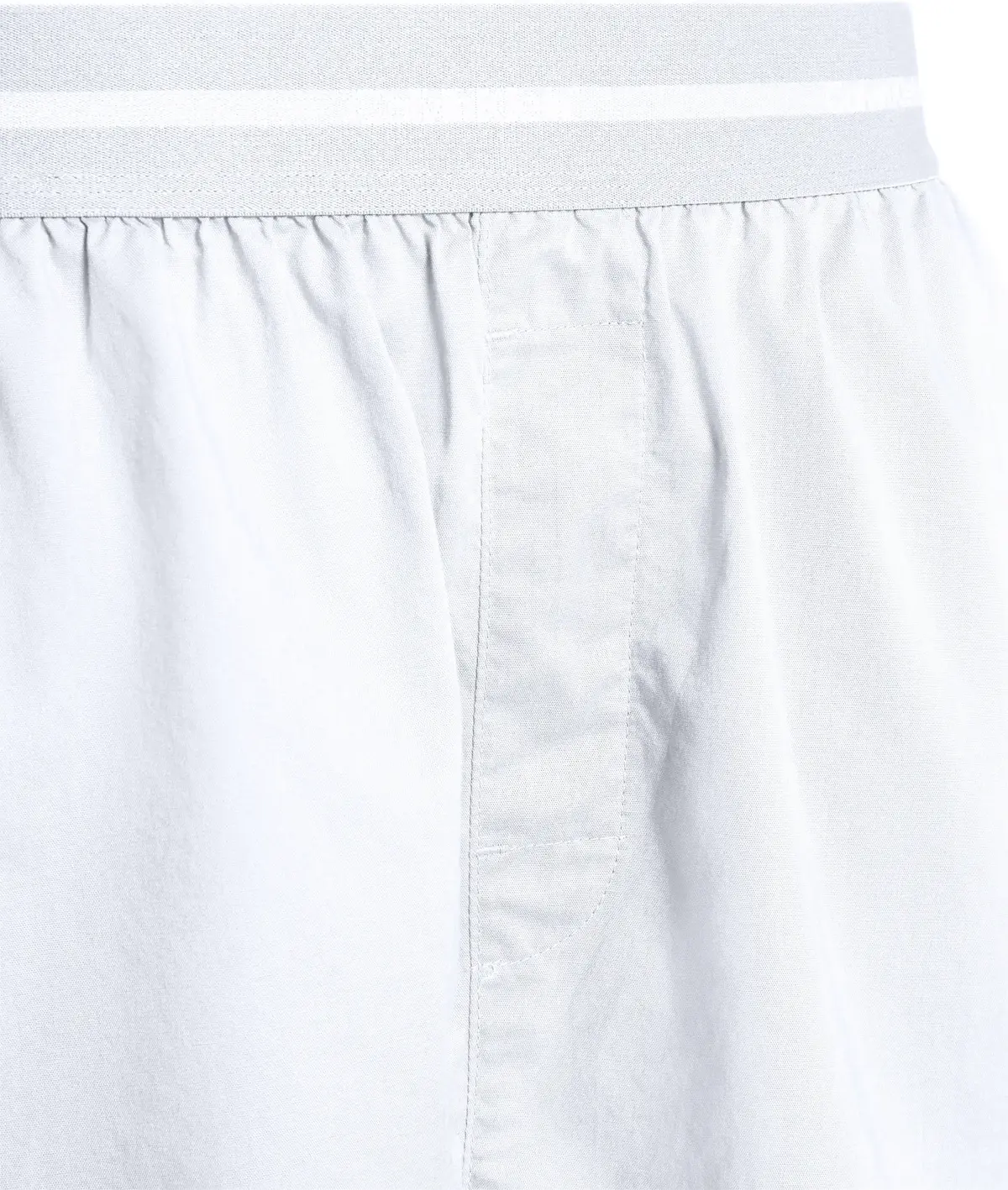 Calvin Klein LOGO WB POPLIN SHORT, 100 Beyaz Kadın Şort
