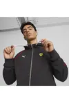 Puma Ferrari Race Hooded Sweat Jacket Siyah Erkek Fermuarlı Sweatshirt
