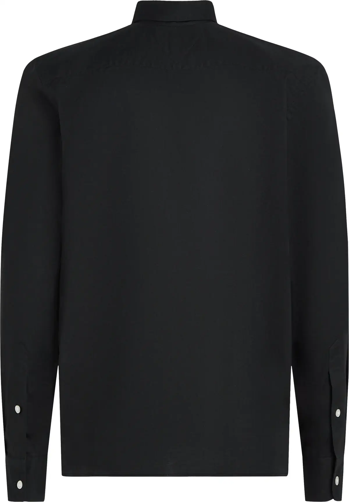 Tommy Hilfiger FLEX POPLIN KENT COL, BDS Siyah Erkek Gömlek