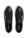 Calvin Klein VULC FLATF LACE UP LTH Kadın Siyah Günlük Spor Ayakkabı