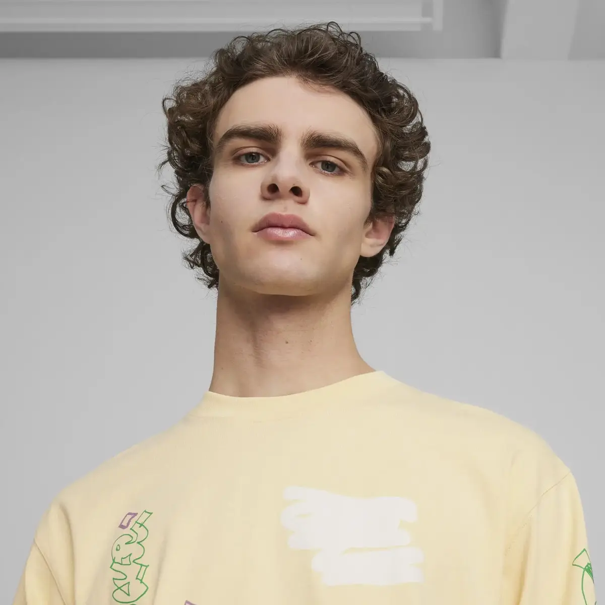PUMA x MARTÍ SAWE Longsleeve Krem Erkek Sweatshirt