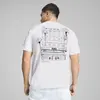 PUMA GRAPHICS Hotel Relaxed Tee Beyaz Erkek T-Shirt