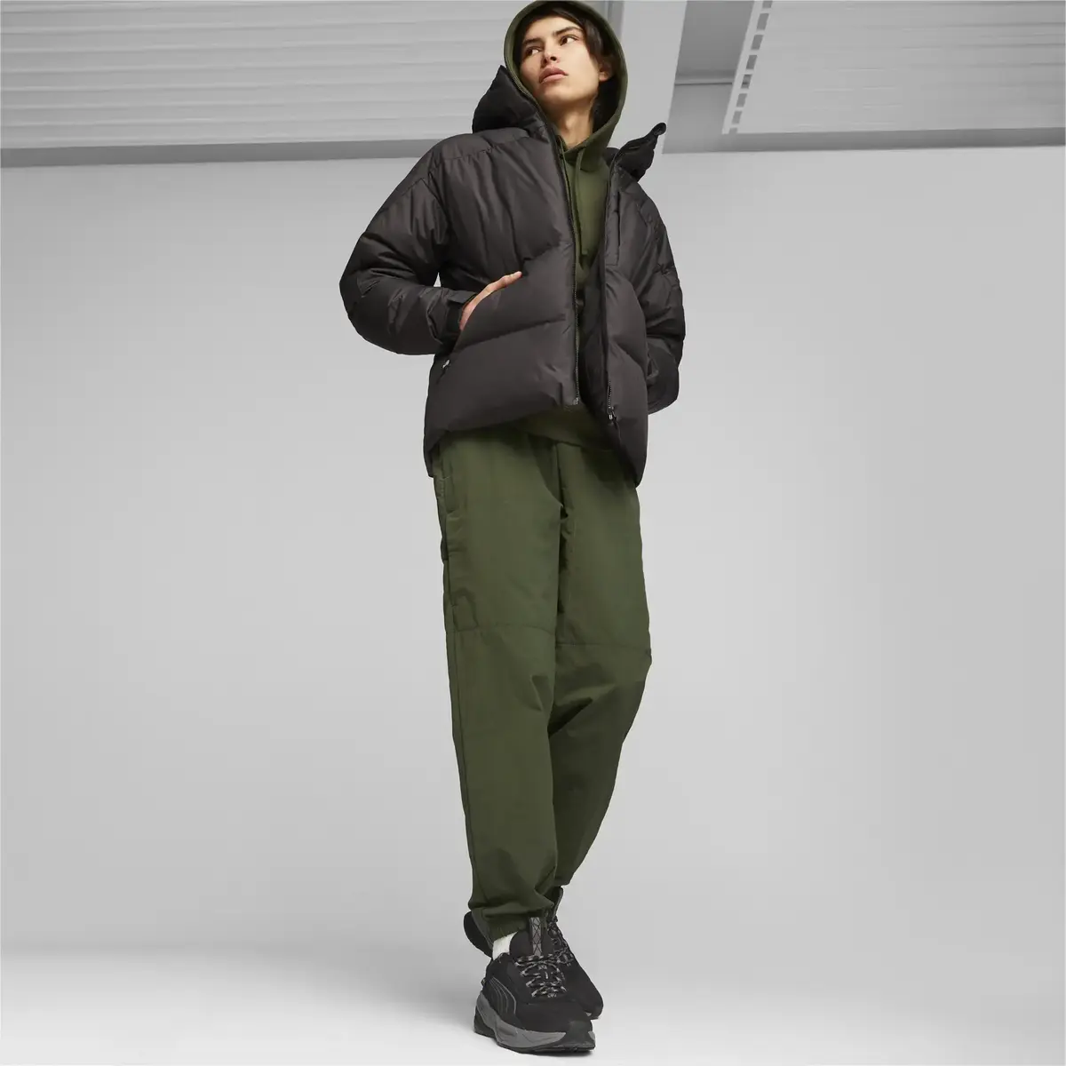 Puma Down Jacket Puma Black Siyah Erkek Mont