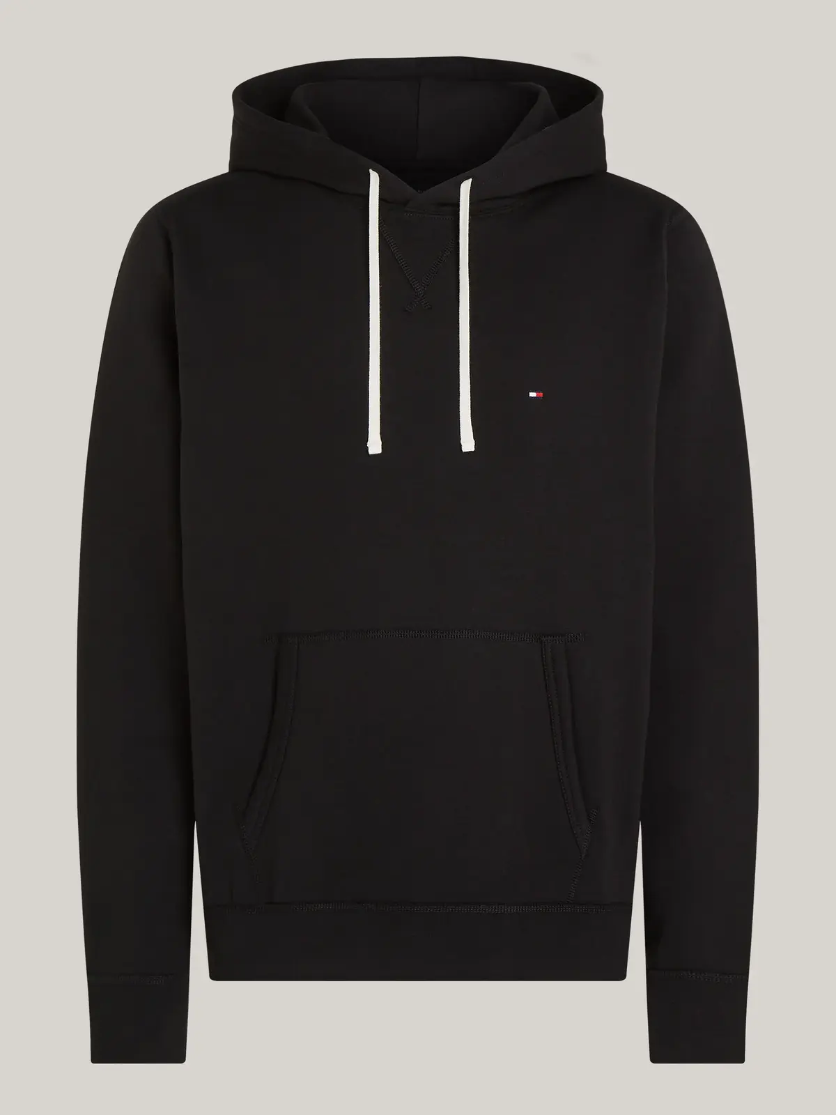 Tommy Hilfiger ESSENTIAL FLEECE HOO Erkek Siyah Hoodie