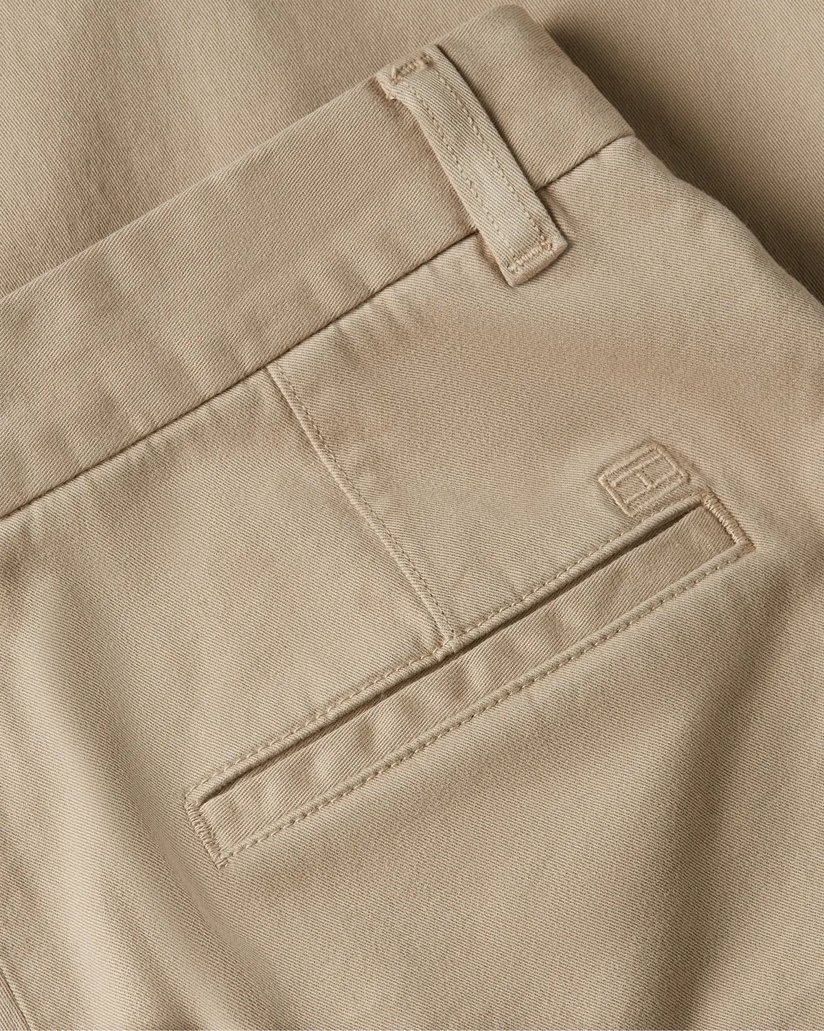 Tommy Hilfiger CO STRETCH GMD SLIM, AEG Bej Kadın Pantolon