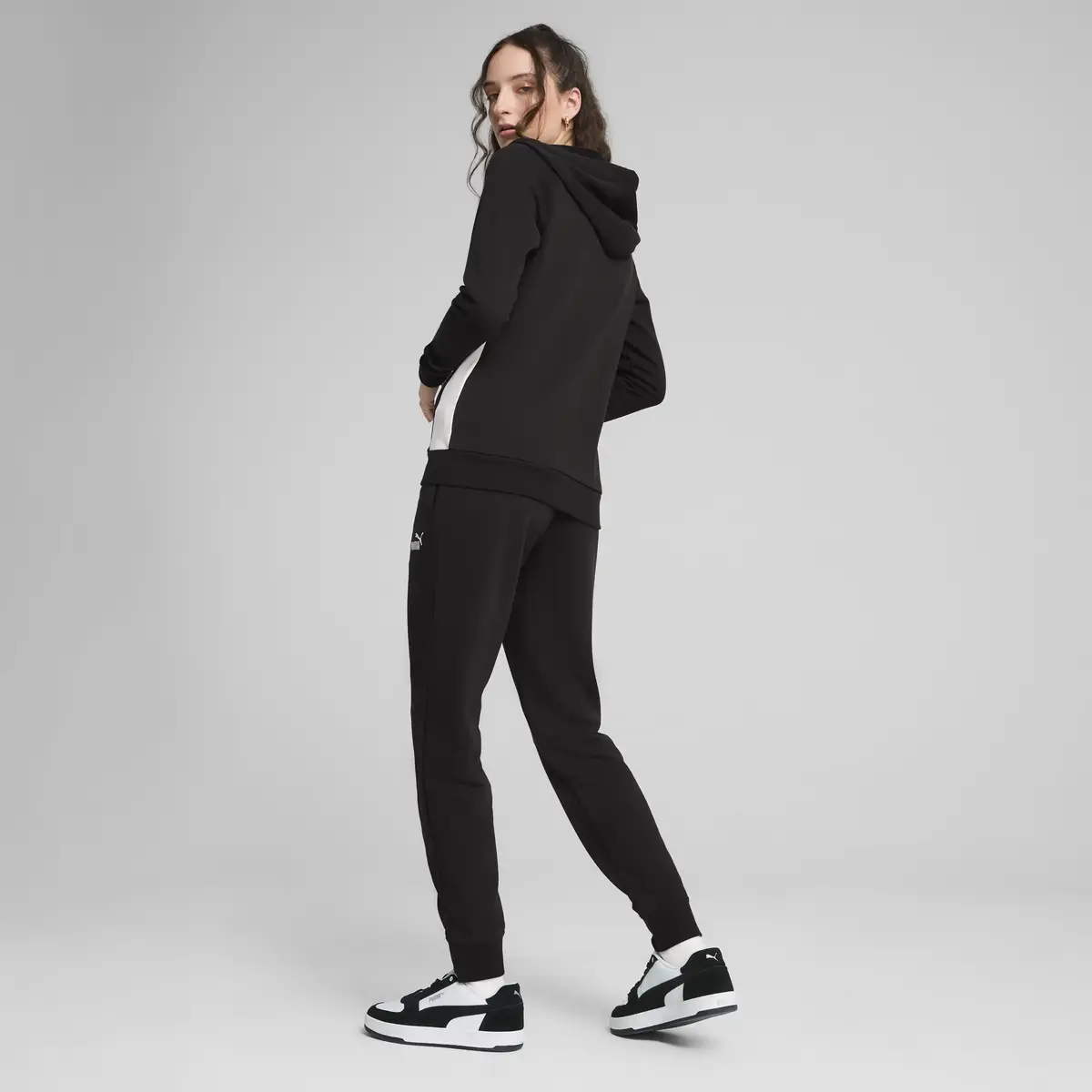 Puma Hooded Sweat Suit Siyah Kadın Eşofman Takımı