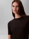 Calvin Klein ICON SPORT ACTIVE SS, UB1 Siyah Kadın T-Shirt