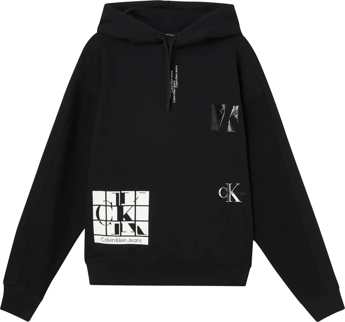 Calvin Klein URBAN MULTI GRAPHIC Erkek Siyah Hoodie