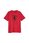 Puma Ferrari Race tonal Big Shield Tee Kırmızı Erkek T-Shirt