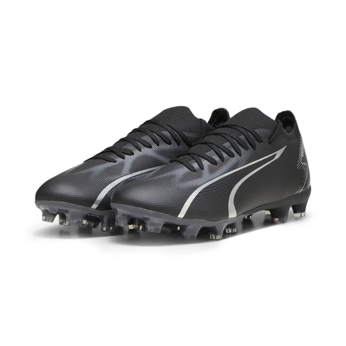 Puma Ultra Match Fg/Ag Puma Black-Asphalt Siyah Erkek Krampon