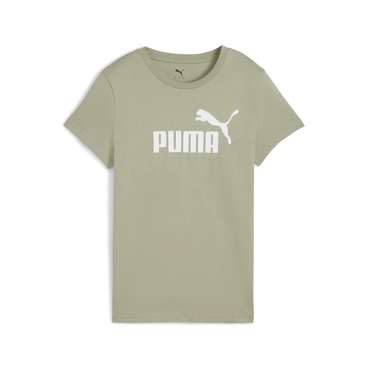 PUMA ESS No. 1 Logo Tee Yeşil Kadın T-shirt