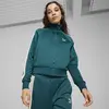 Puma ICONIC T7 Track Jacket Yeşil Kadın Sweatshirt