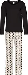 Calvin Klein L/S PANT SET Kadın Siyah Eşofman Takımı