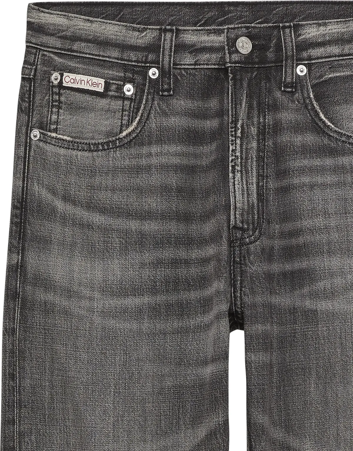 Calvin Klein 90S STRAIGHT METEORITE TENCEL JE Erkek Gri Kot Pantolon