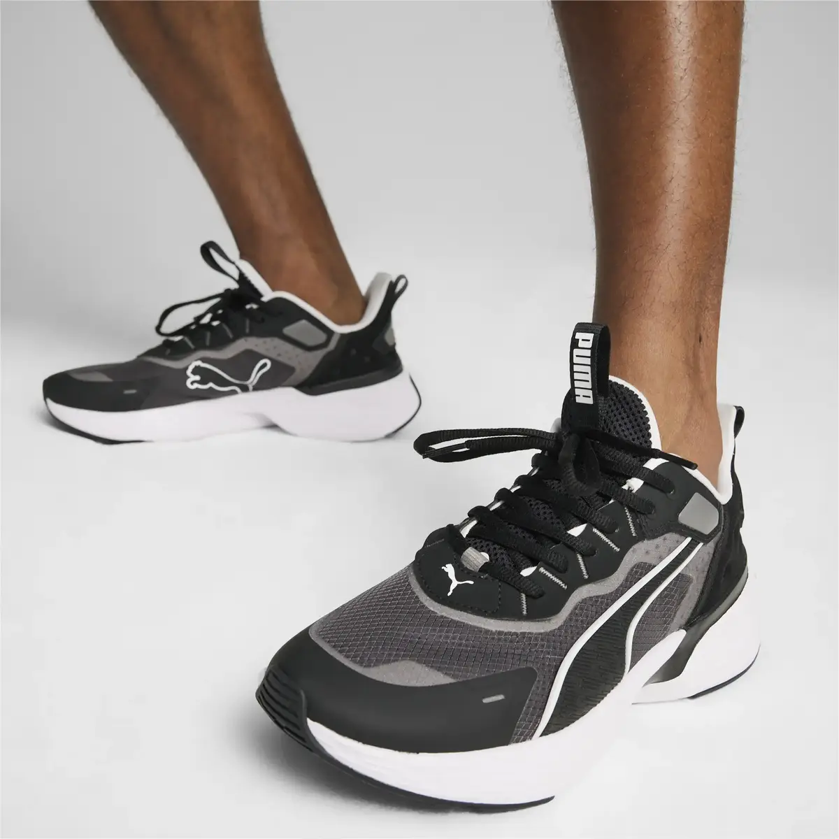 Puma Softride Sway Siyah Unisex Yürüyüş ve Koşu Ayakkabısı