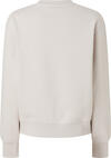 Calvin Klein TONAL EMB GRAPHIC SW Kadın Krem Sweatshirt