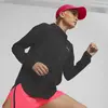 Puma Run Woven Hooded Jacket W Siyah Kadın Kapüşonlu Spor Ceketi