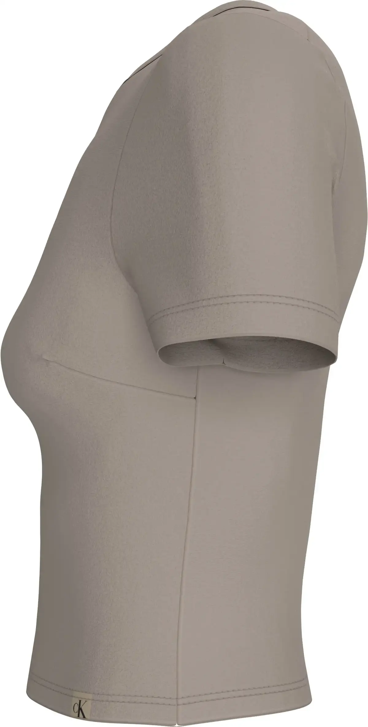 Calvin Klein MILANO SHORT SLEEVE, PAN Gri Kadın T-Shirt & Polo