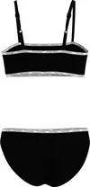 Calvin Klein BRALETTE BIKINI SET Kadın Siyah Bikini Takımı