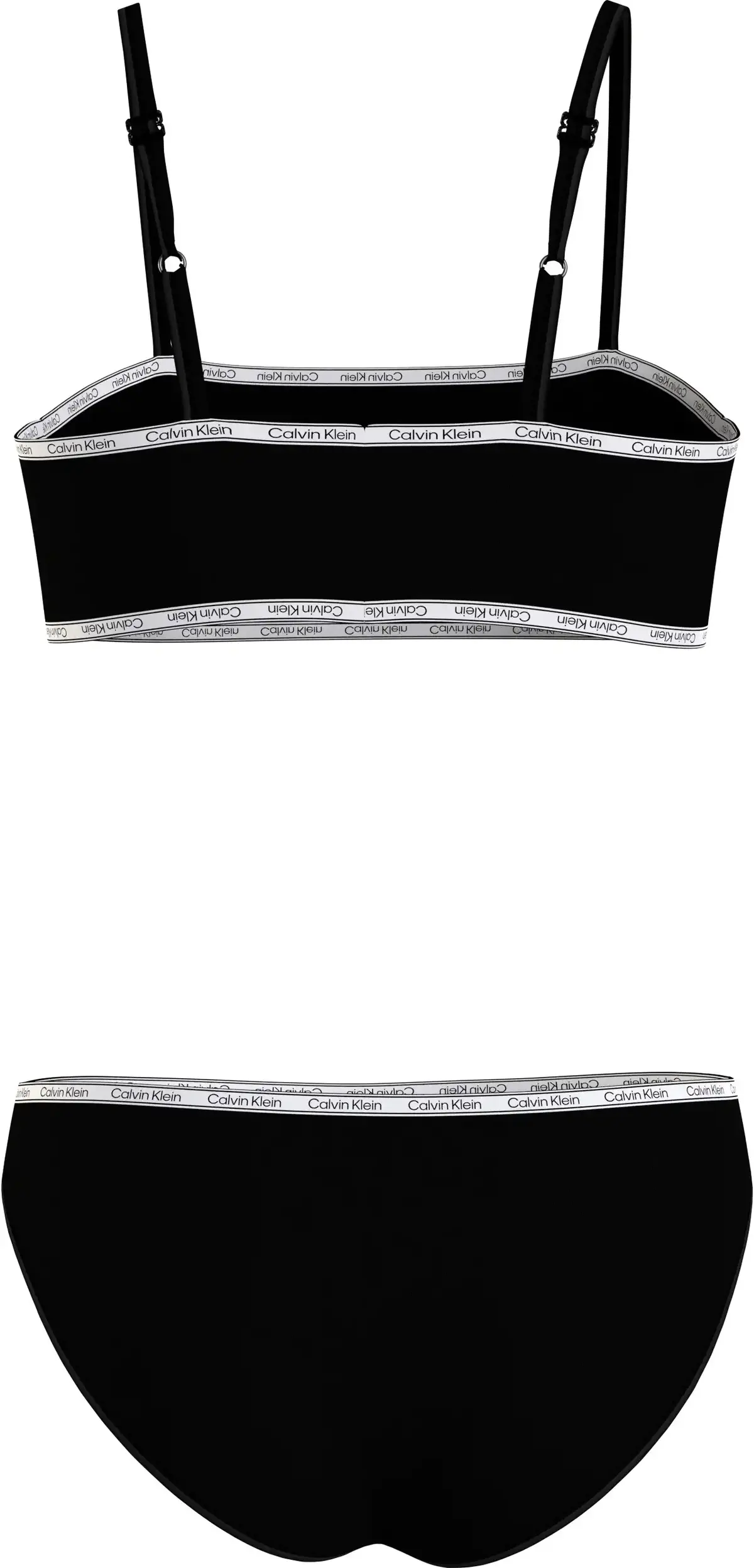 Calvin Klein BRALETTE BIKINI SET Kadın Siyah Bikini Takımı