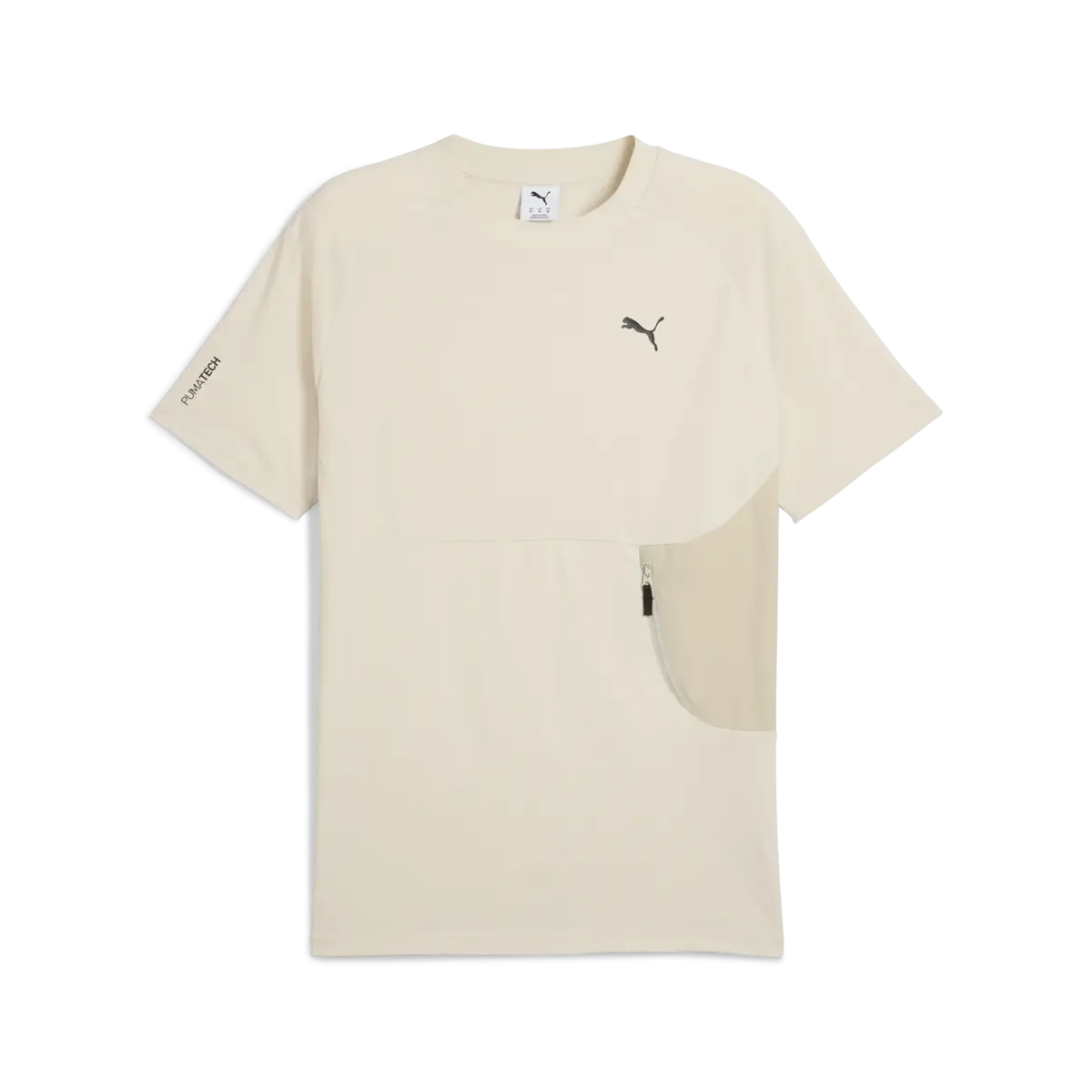 PUMATECH Pocket Tee Bej Erkek T-Shirt
