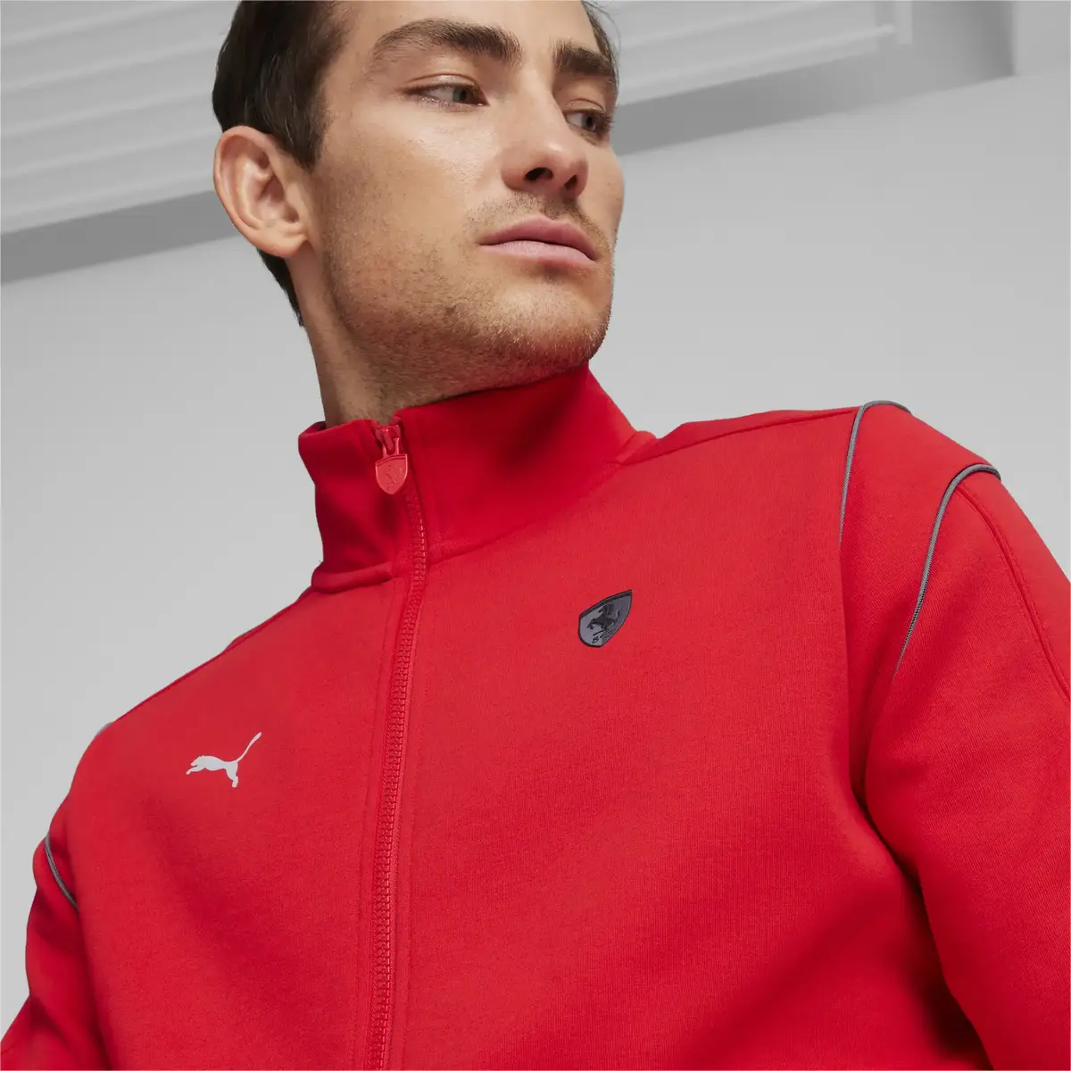 Puma Ferrari Style MT7 Jacket Kırmızı Erkek Sweatshirt