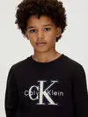 Calvin Klein FESTIVE MONO SWEATSHIRT Siyah Erkek Çocuk Sweatshirt